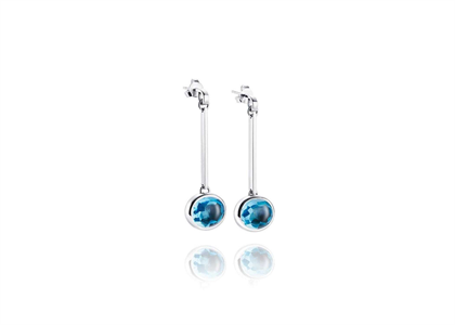 Gemstone Dangle Fashionable Bar Drop Earrings